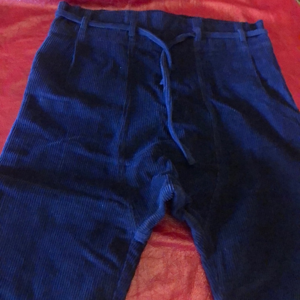 Oak corduroy cropped karate pants